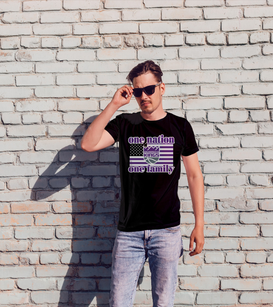 Sacramento Kings One Nation One Family T-Shirt