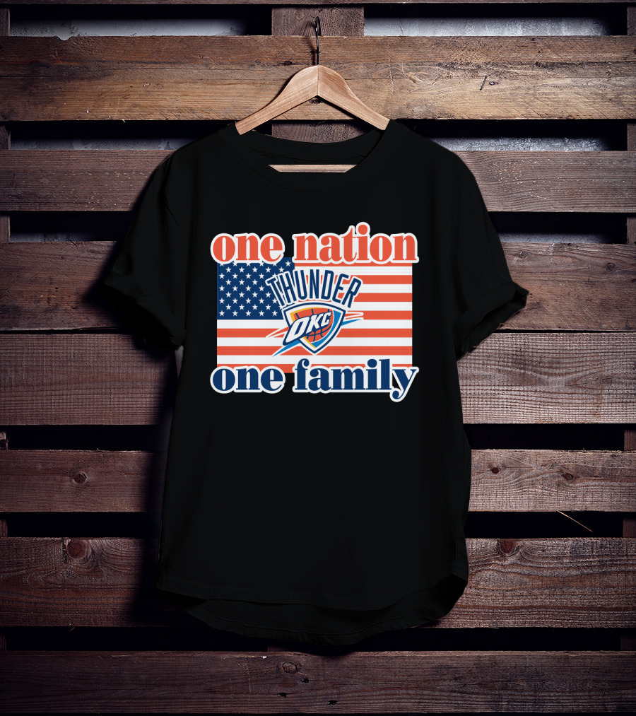 One Nation One Family Oklahoma City Thunder T-Shirt