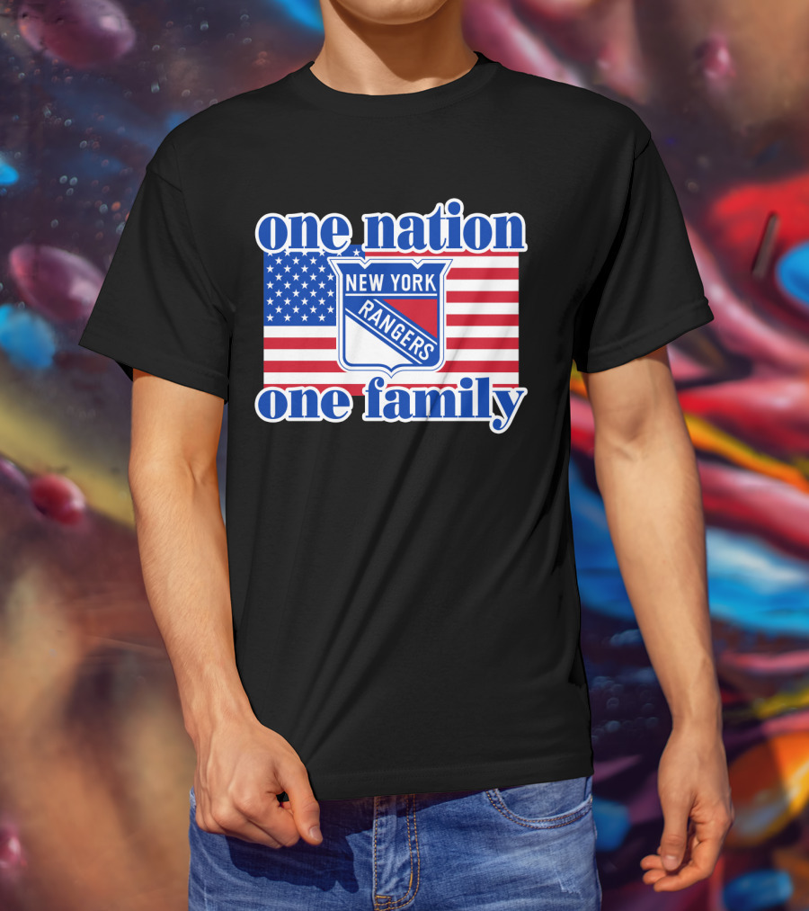 New York Rangers One Nation One Family 97 T-Shirt