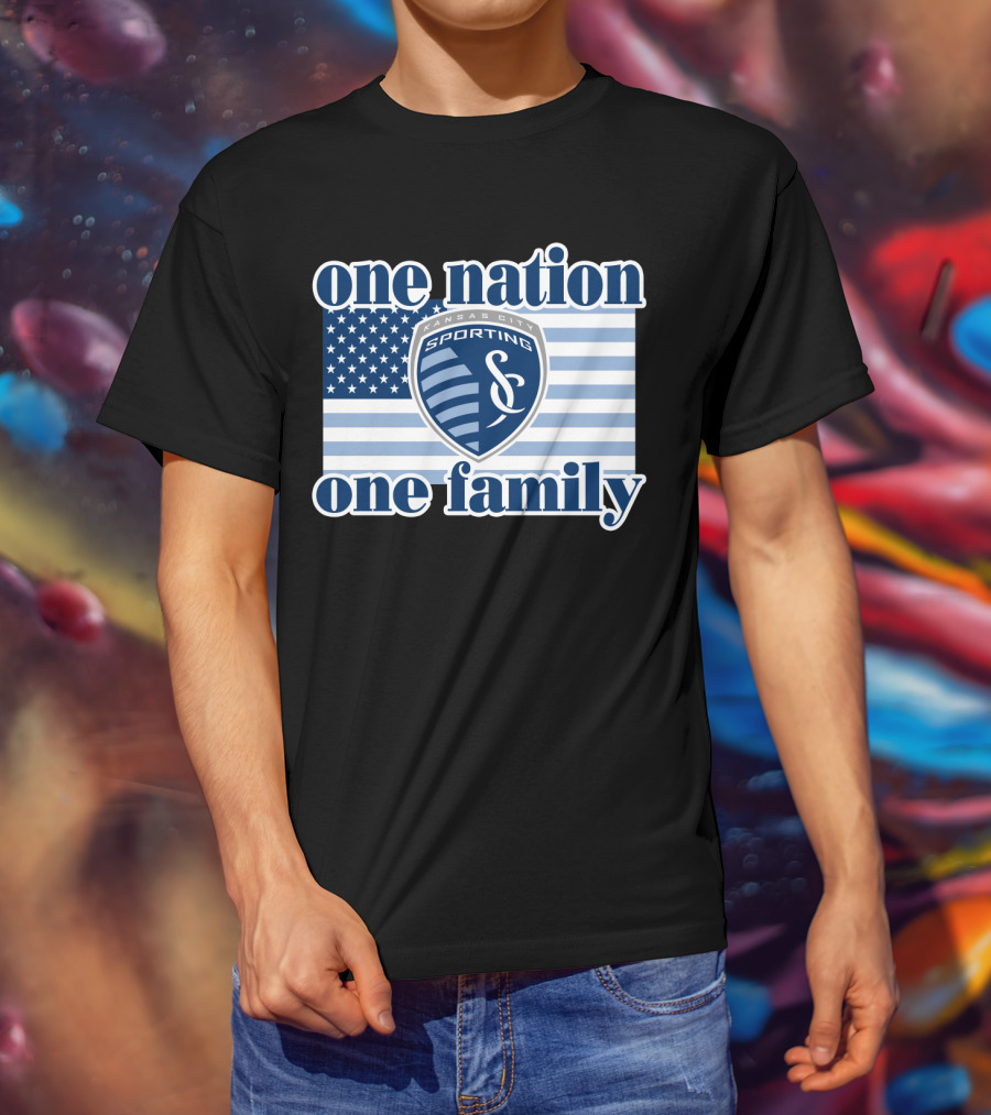 One Nation One Family Sporting Kansas City T-Shirt