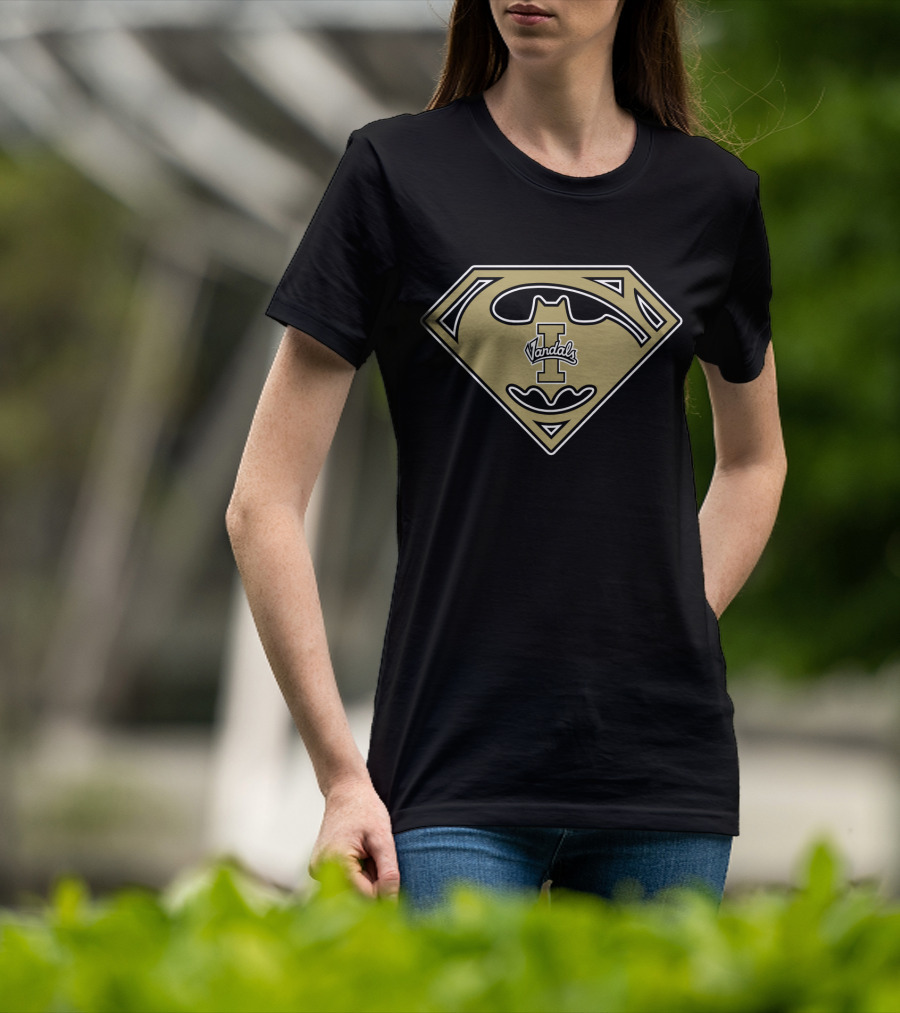 Idaho Vandals Superhero Bat-Symbol T-Shirt