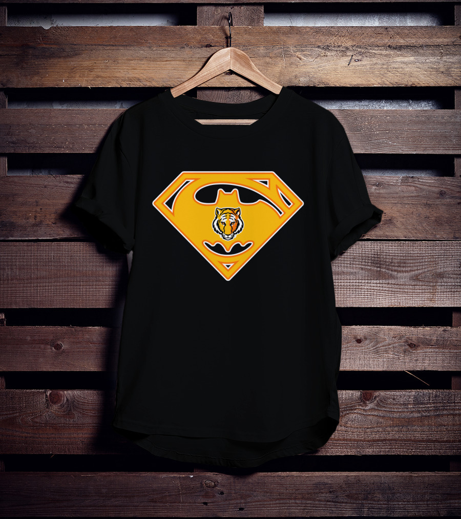 Depauw Tigers 80 Superman Batman T-Shirt