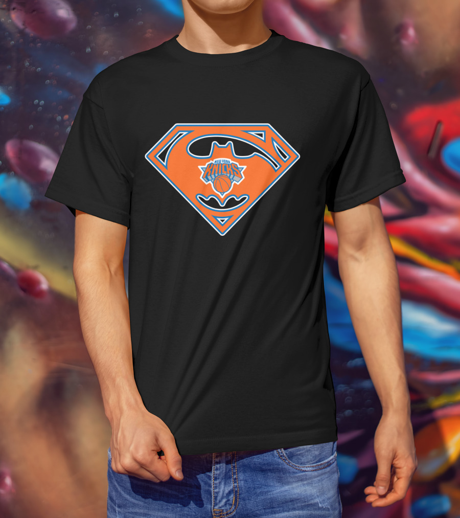 New York Knicks Super Batman Basketball T-Shirt