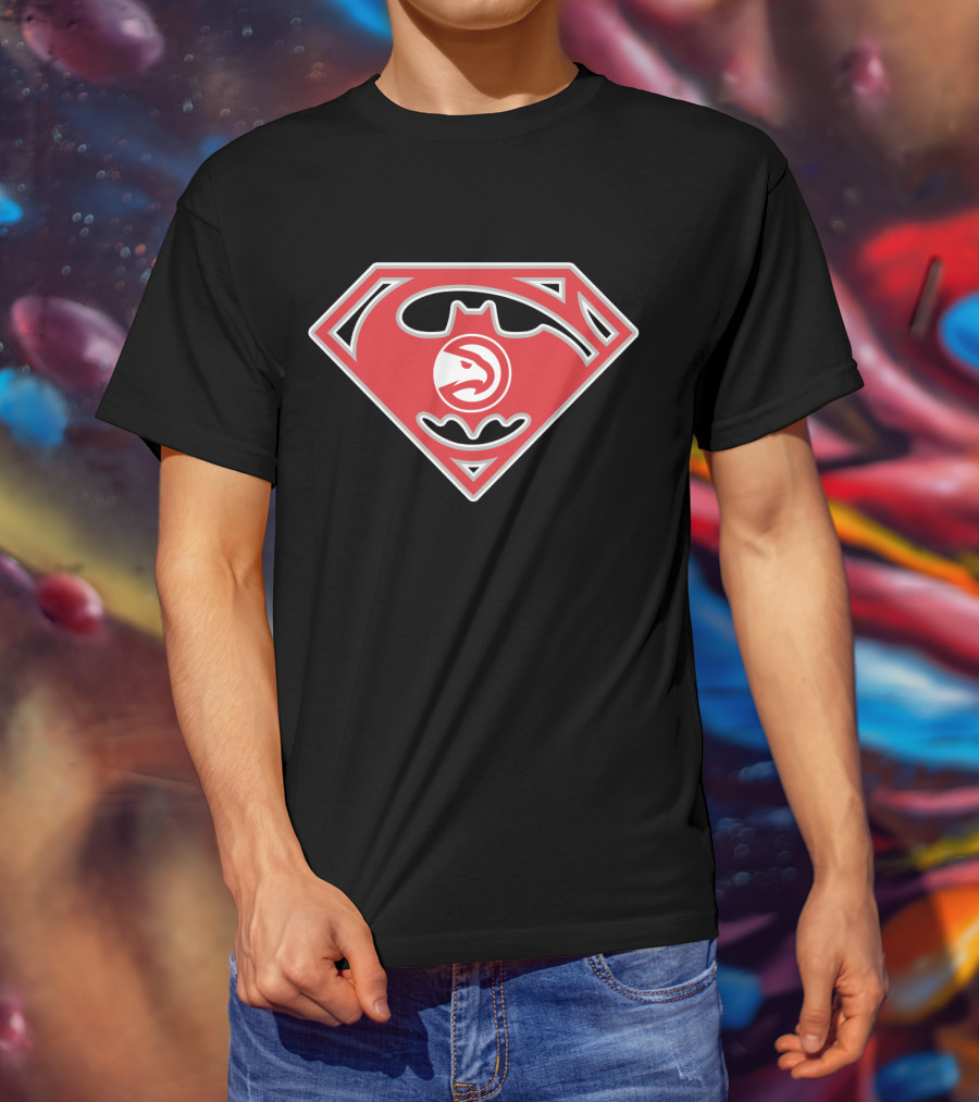 Atlanta Hawks Superhero Emblem 190 T-Shirt