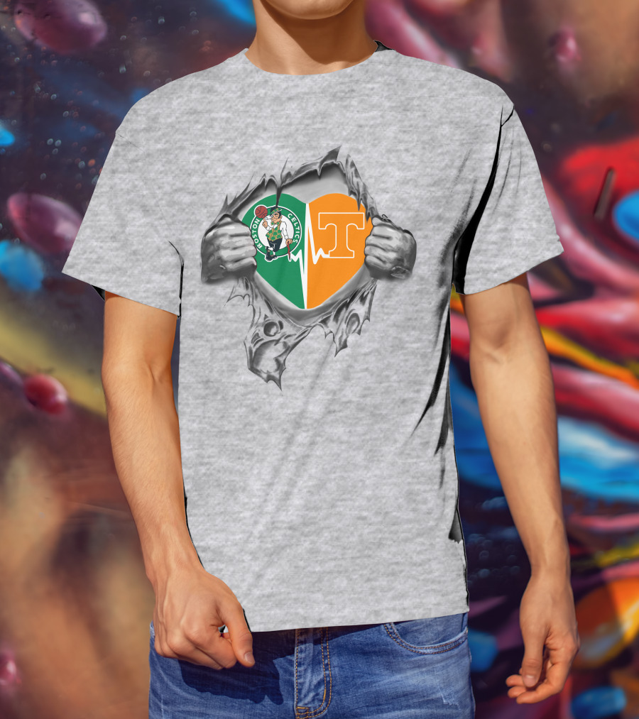 Boston Celtics Tennessee Heartbeat Unveiled T-Shirt