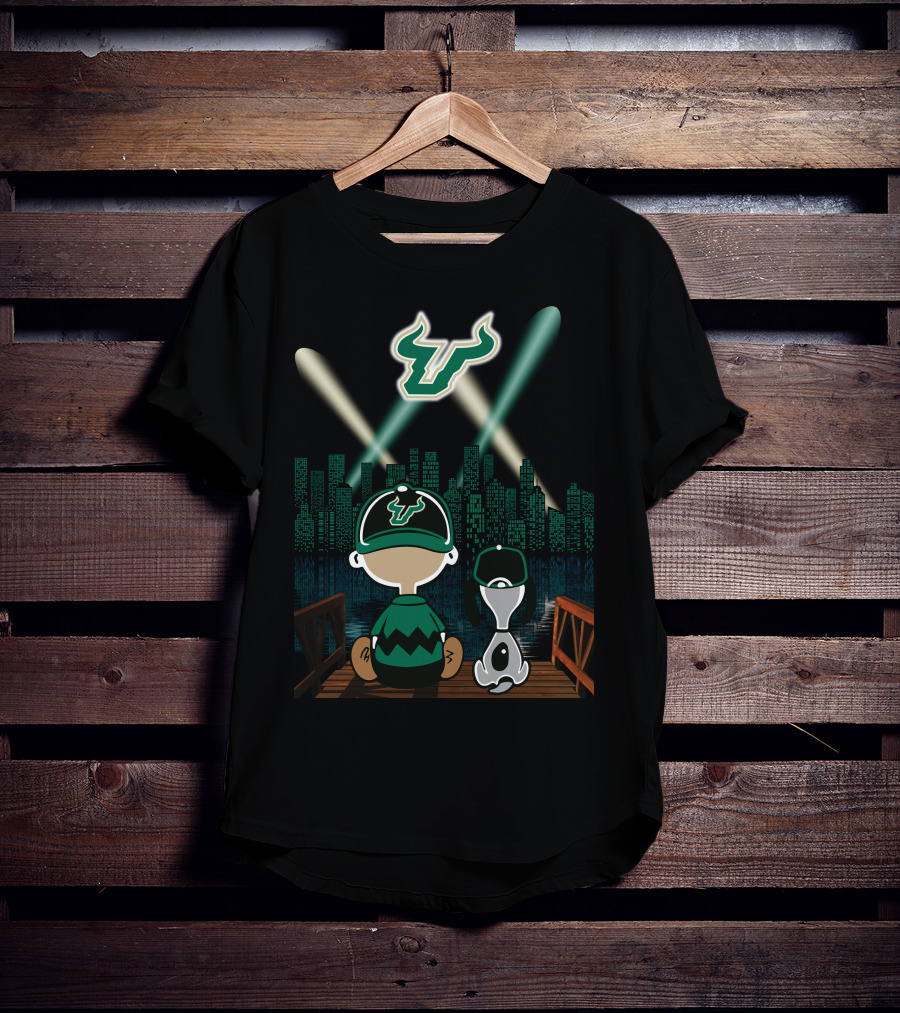 South Florida Bulls Nighttime Skyline Adventure T-Shirt
