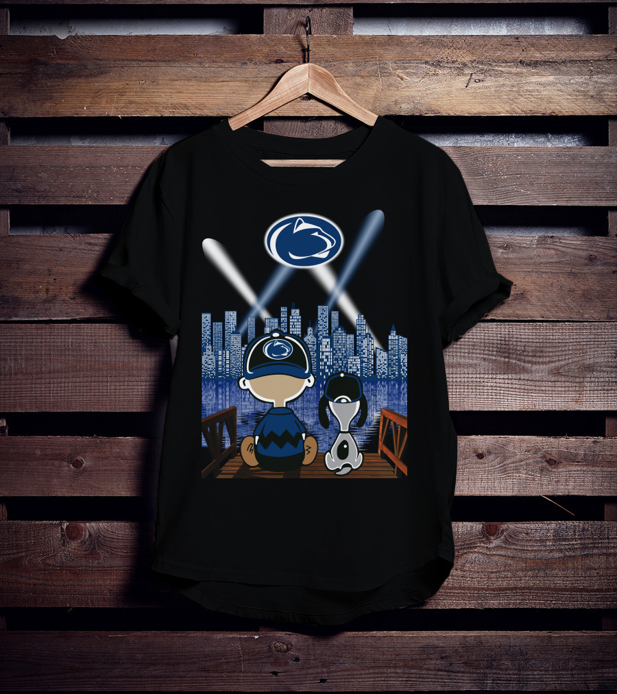 Penn State Nittany Lions Nighttime City Skyline Fans T-Shirt