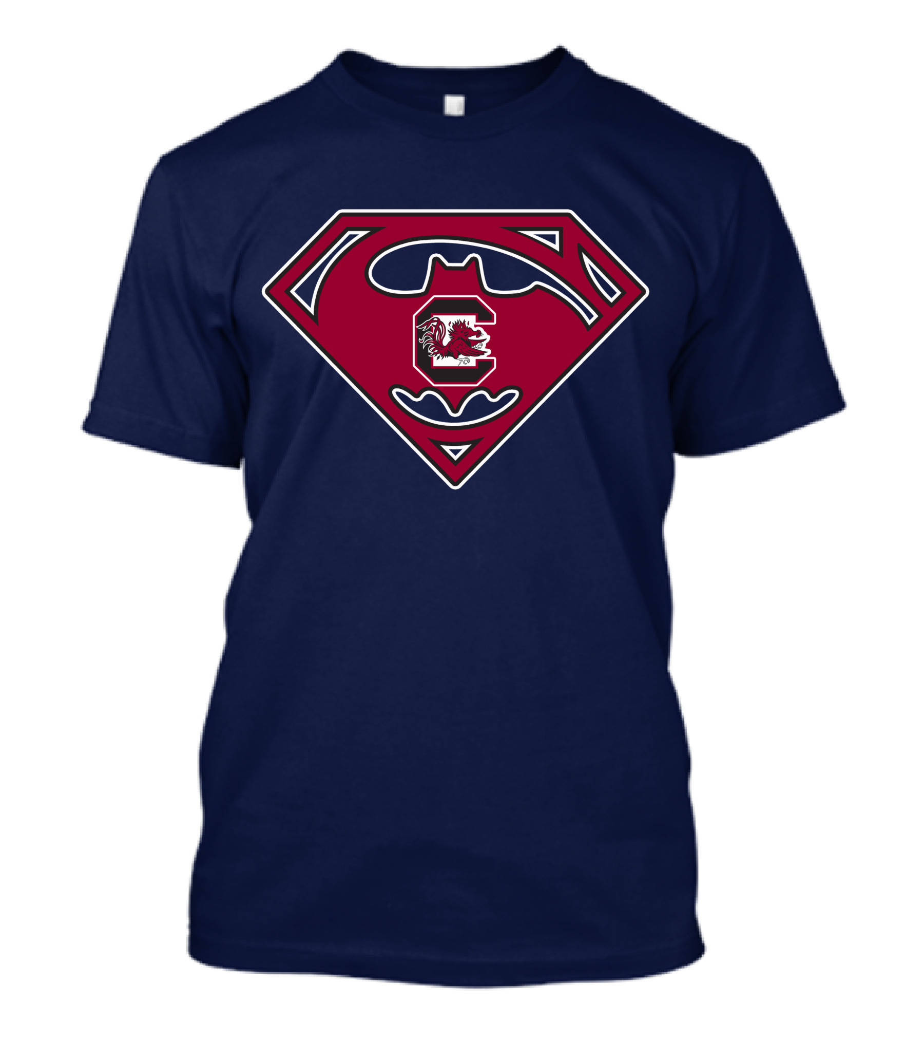 Superhero Shield South Carolina Gamecocks T-Shirt