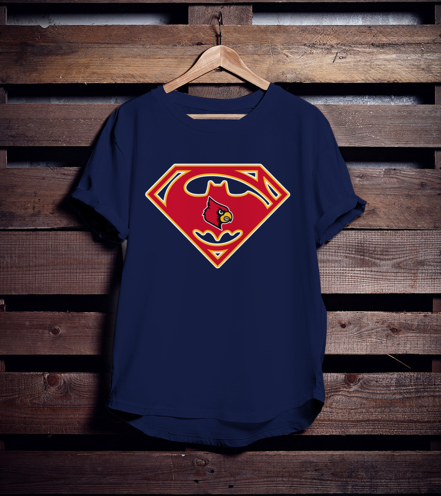 Louisville Cardinals Superman T-Shirt