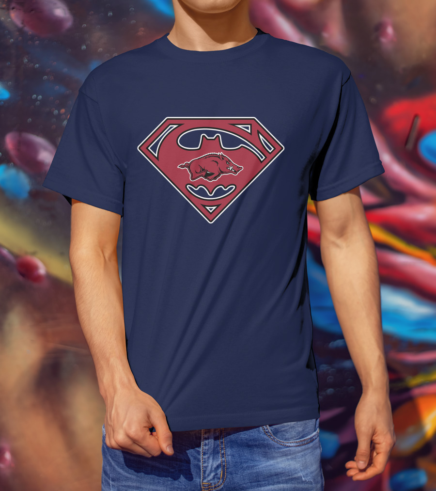 Arkansas Razorbacks 1995 Superman T-Shirt