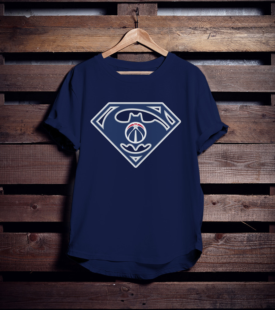 Washington Wizards Batman Superman T-Shirt