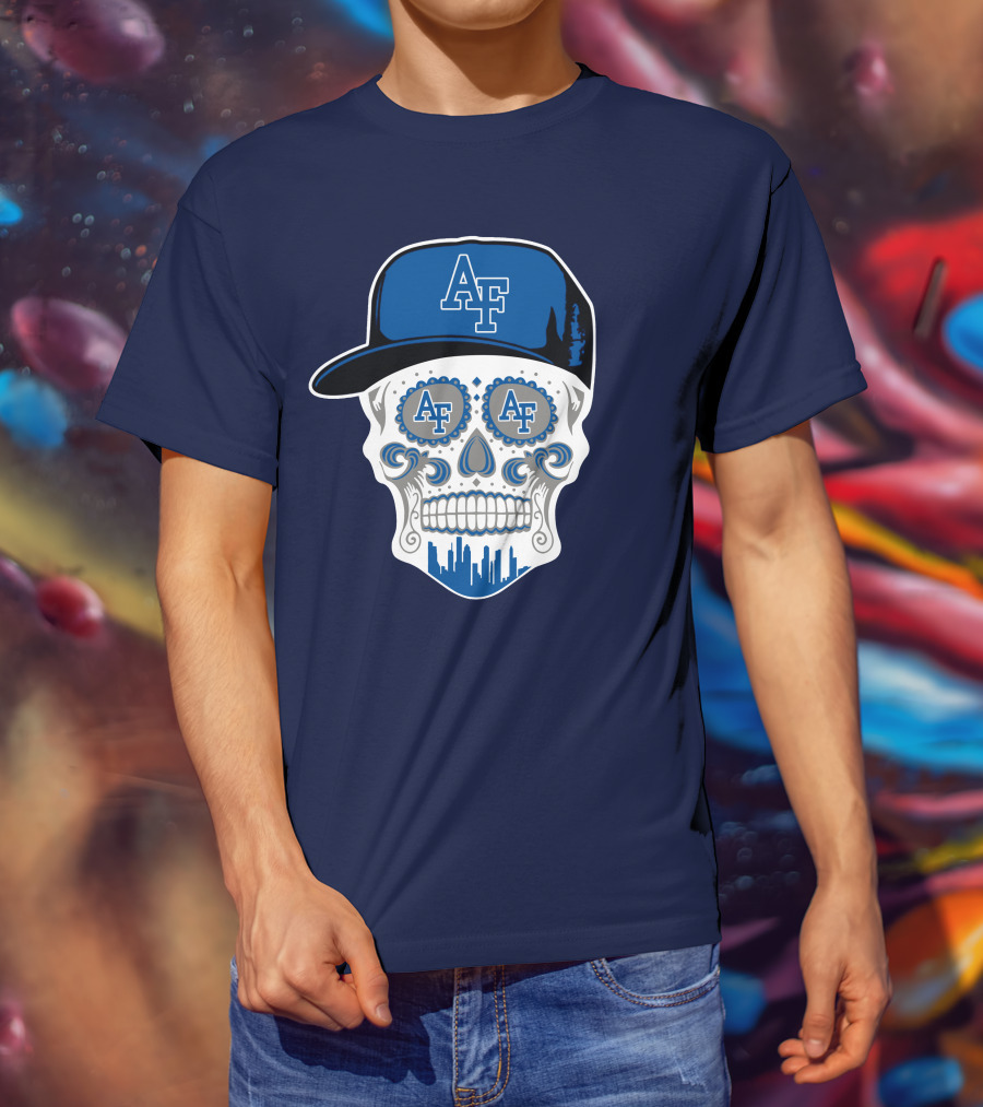 Af Air Force Falcons Skull T-Shirt