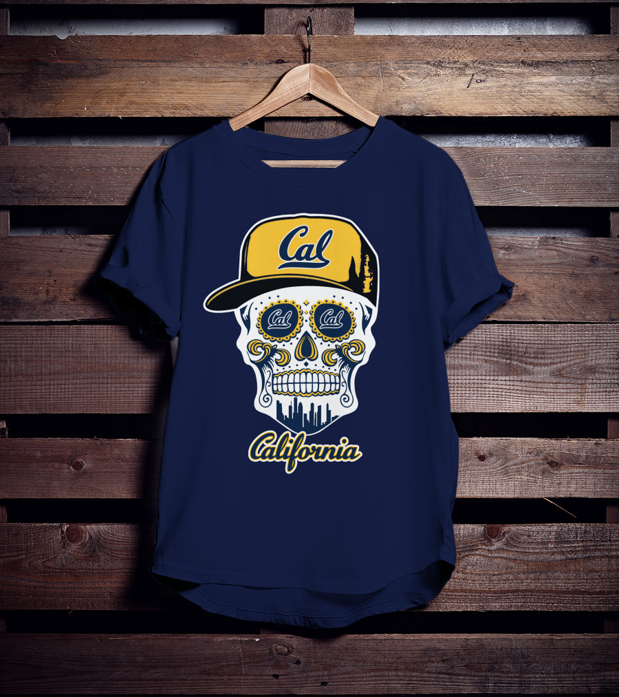 California Cal Bears Skull With Cap T-Shirt