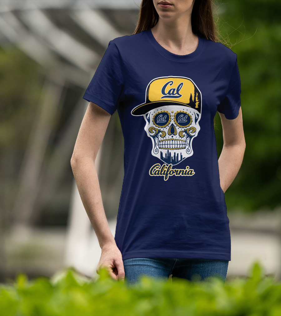 California Cal Bears Skull With Cap T-Shirt