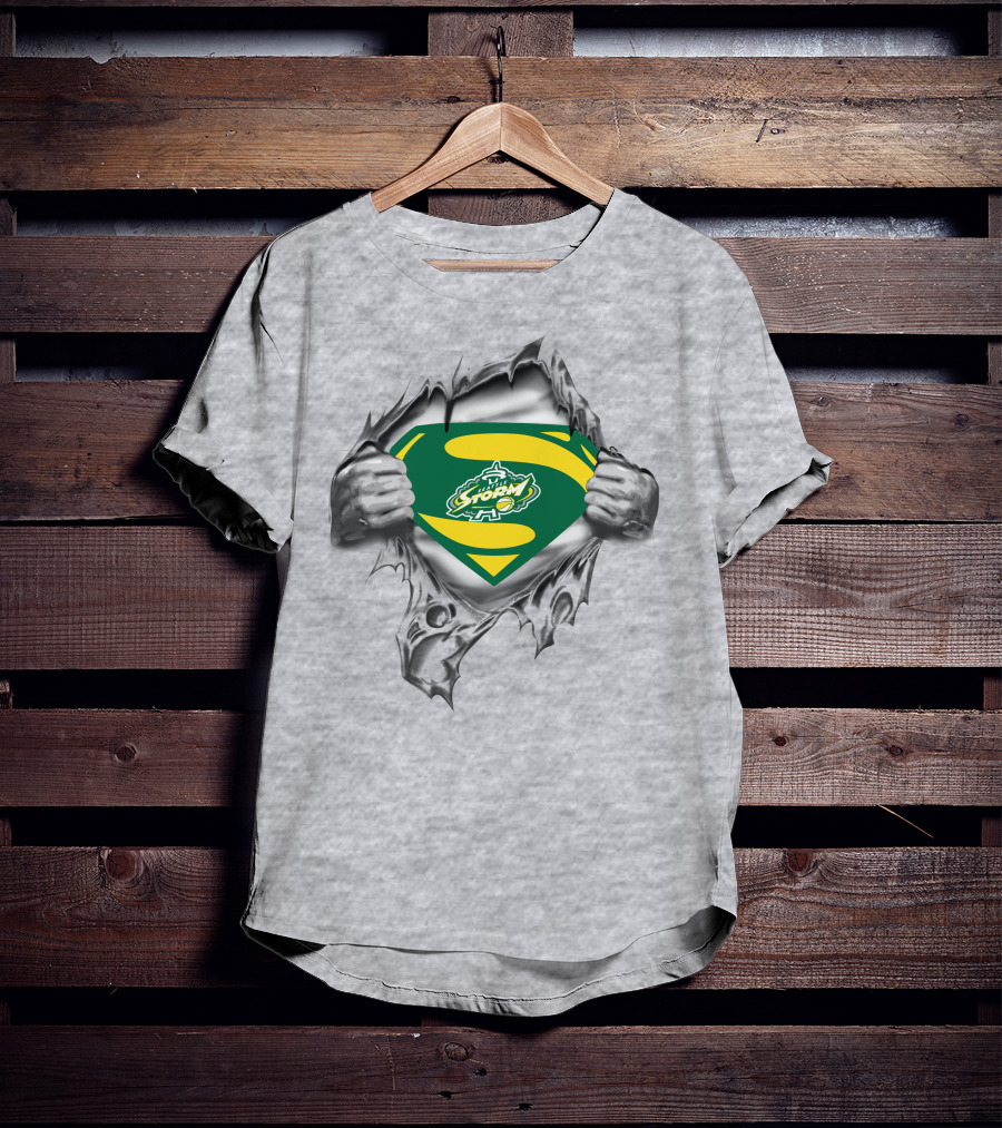 Seattle Storm Superman Logo Reveal 402 T-Shirt