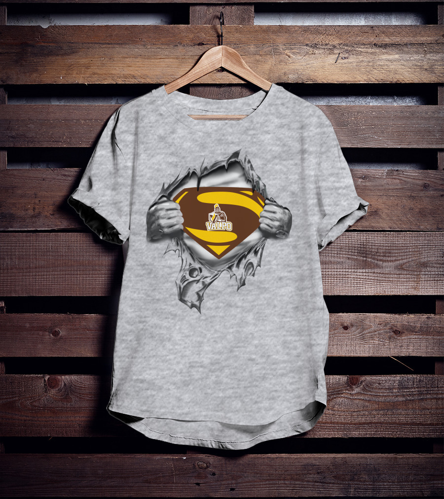 Valparaiso Crusaders Valpo Superman Crest T-Shirt