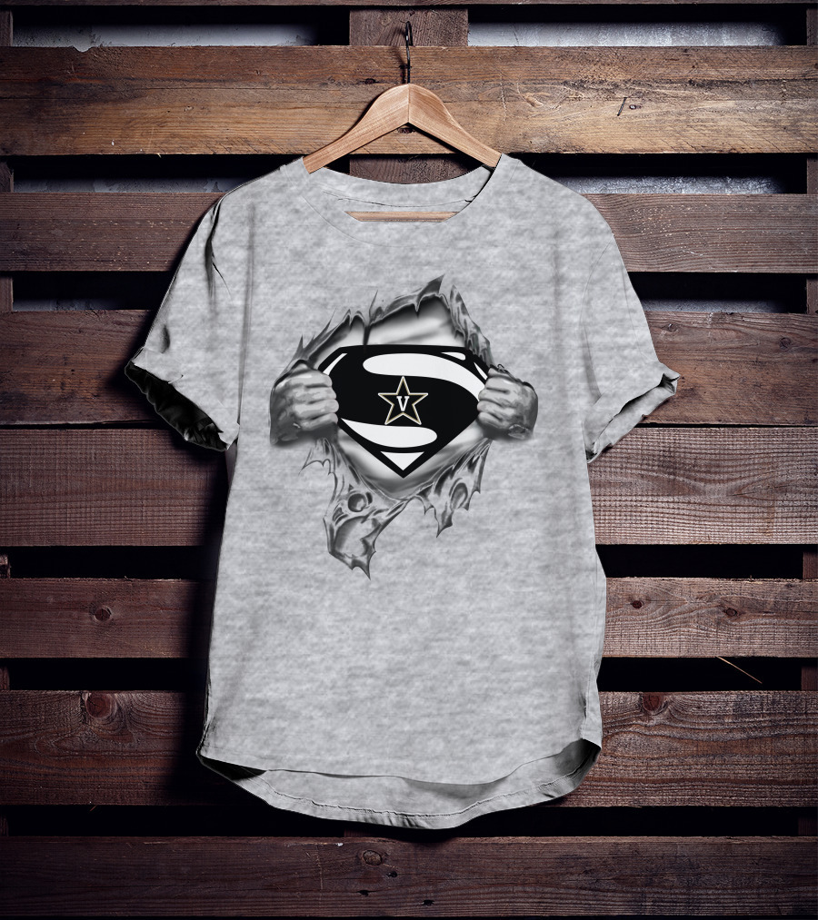 Vanderbilt Commodores Superman V Star T-Shirt