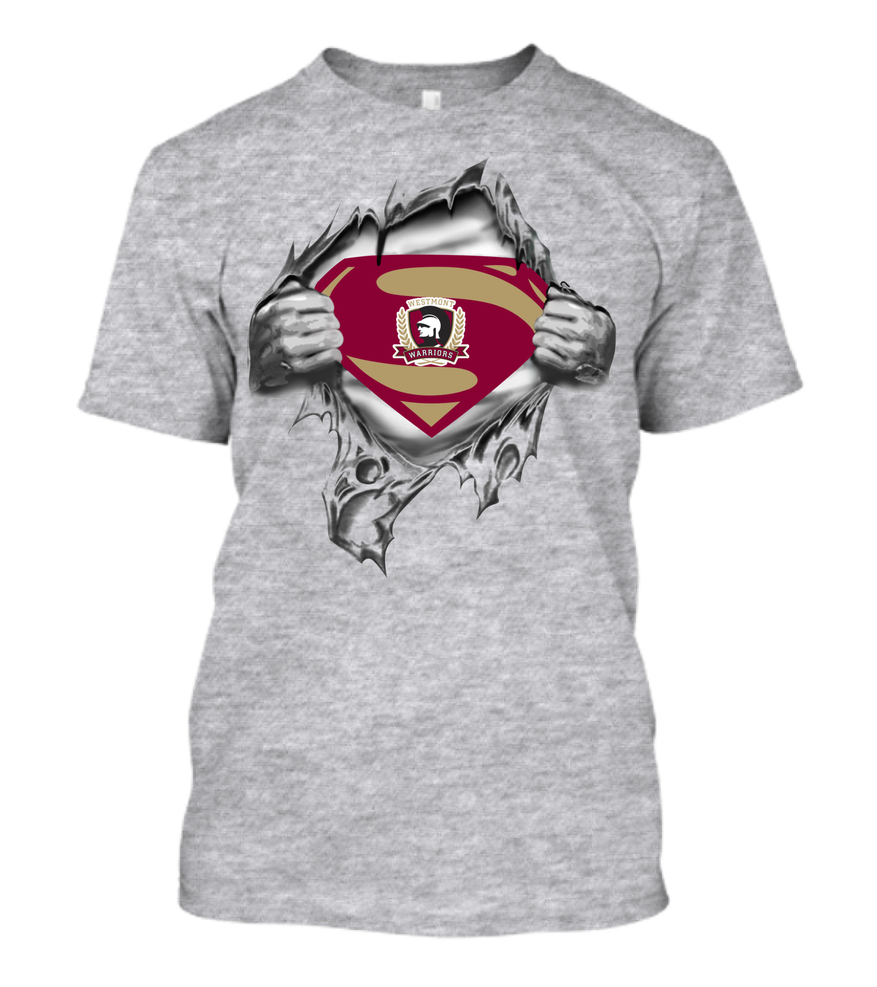 Westmont Warriors Superman Shield T-Shirt