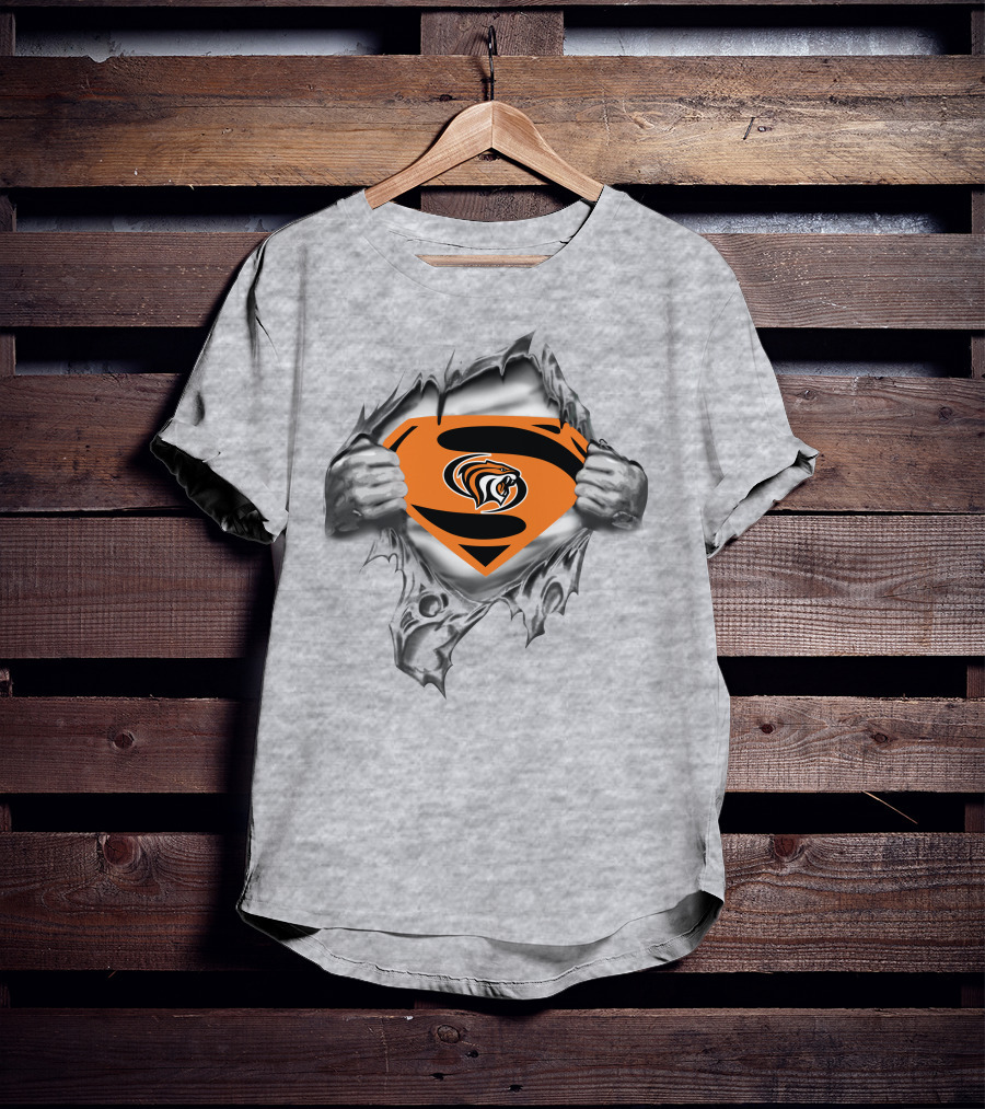 Pacific Tigers Superman T-Shirt
