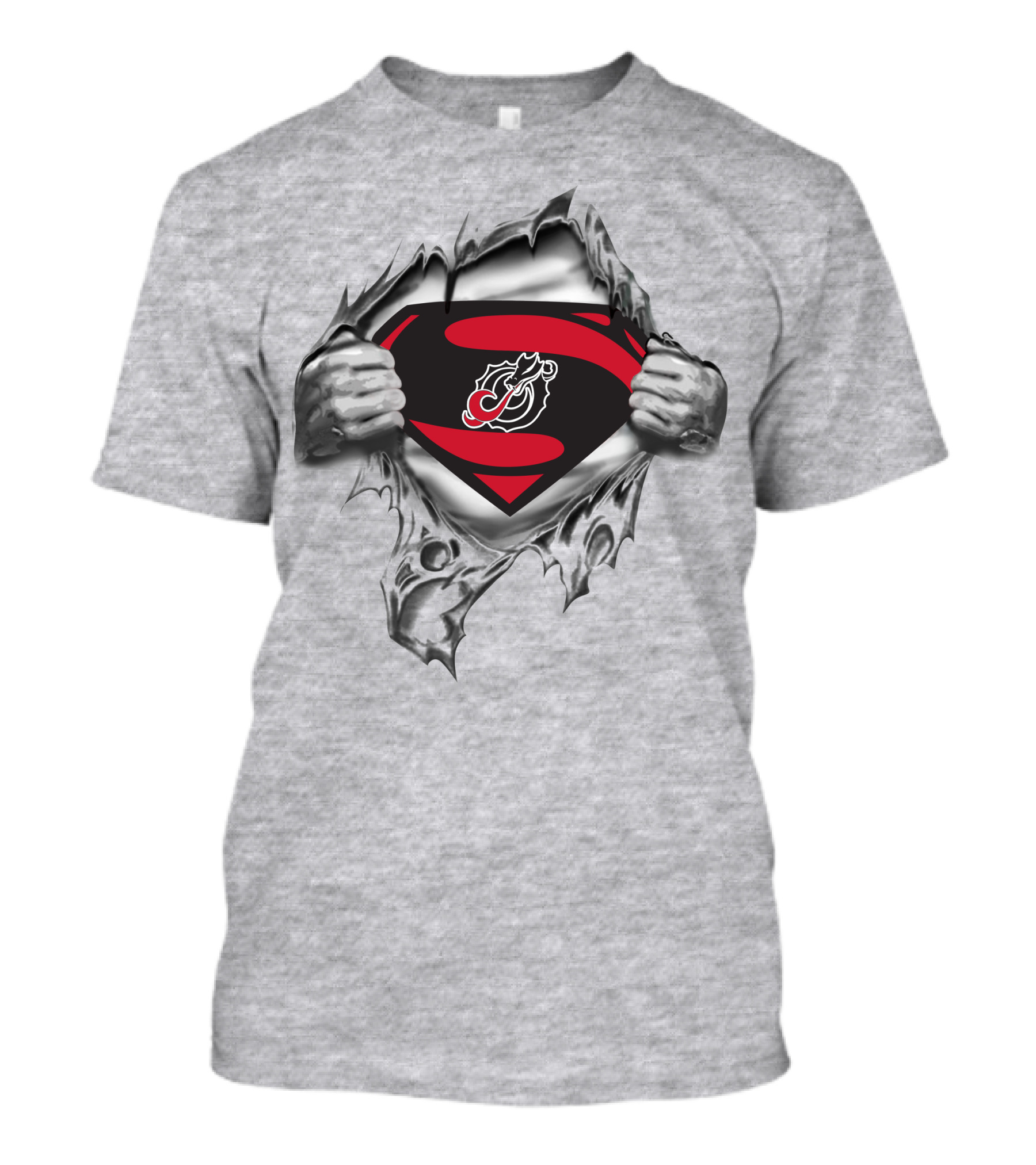 Moorhead State Dragons Superman Emblem T-Shirt