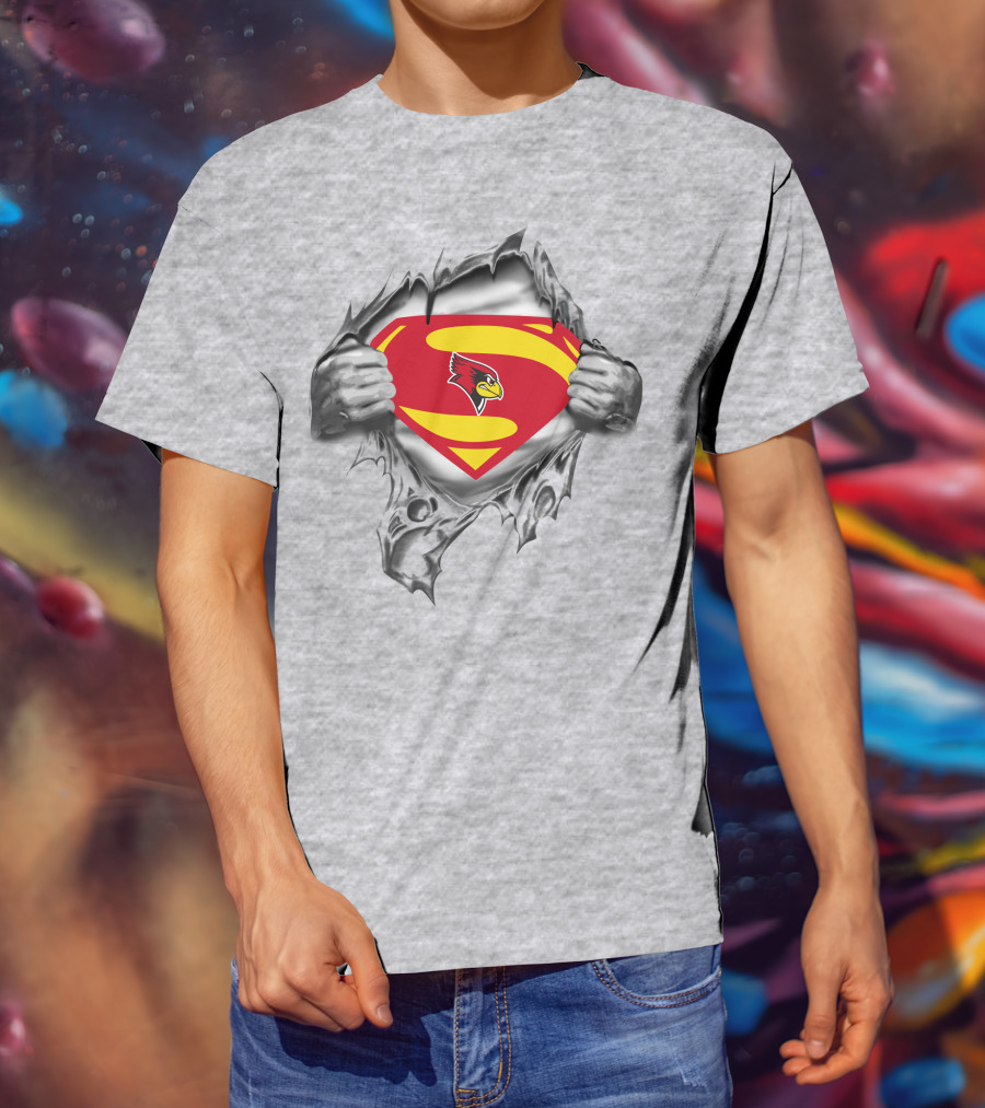 Illinois State Redbirds Superman T-Shirt