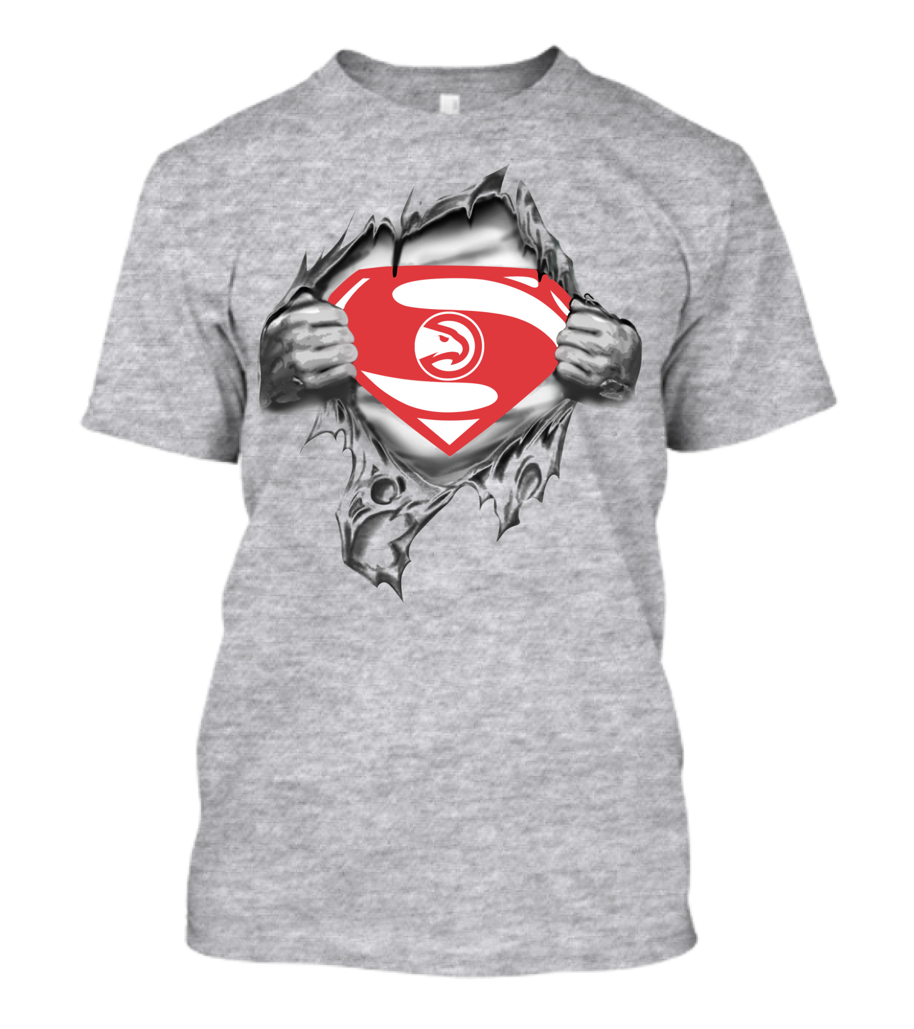 Atlanta Hawks Superman Emblem 1992 Edition T-Shirt