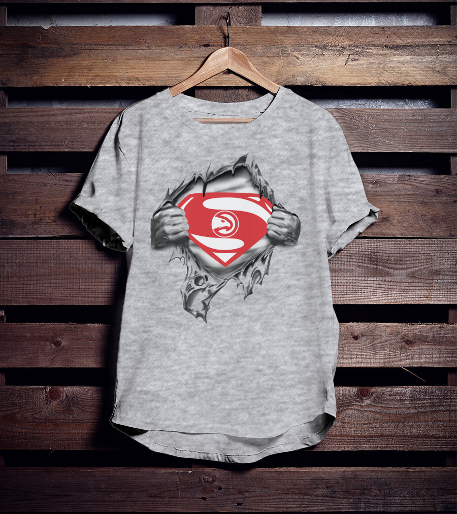 Atlanta Hawks Superman Emblem 1992 Edition T-Shirt