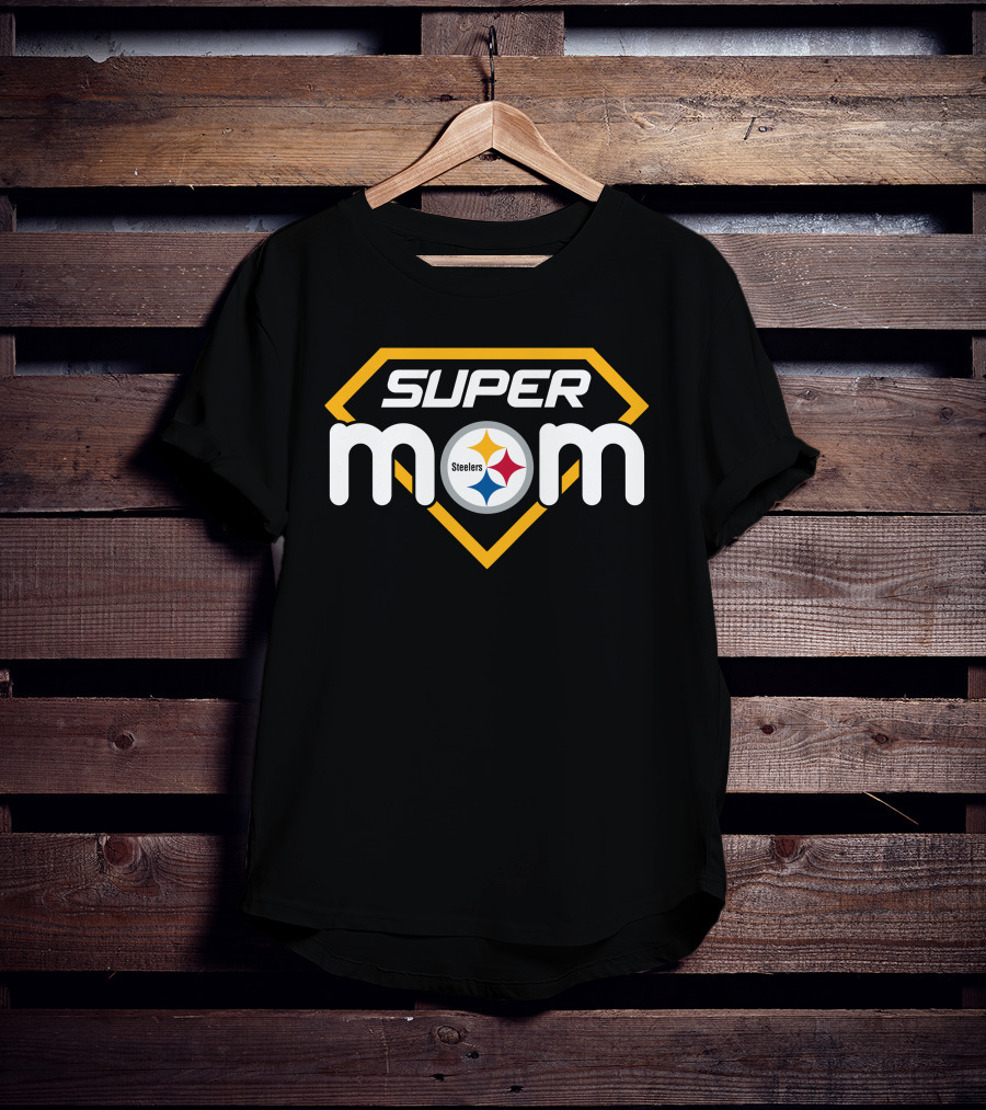 Pittsburgh Steelers Super Mom T-Shirt