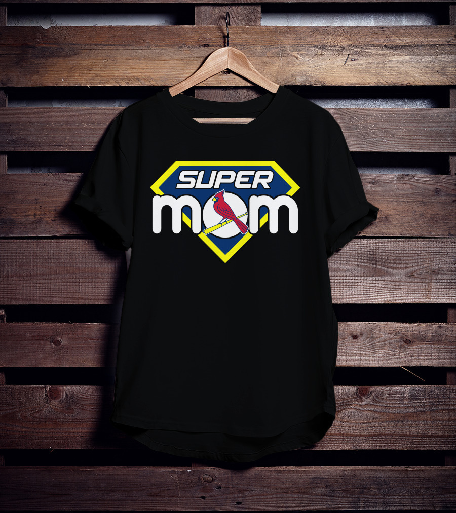 Super Mom St Louis Cardinals Logo T-Shirt