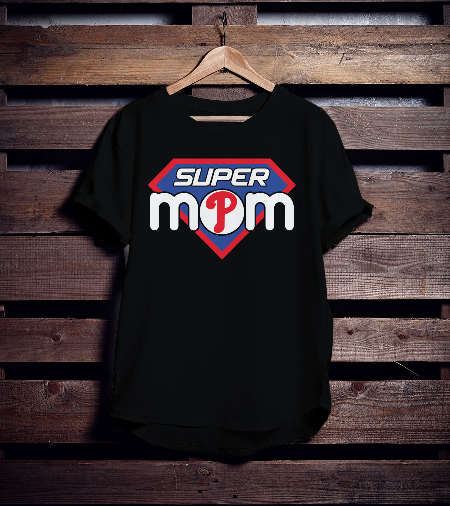 Super Mom Philadelphia Phillies 'P' T-Shirt