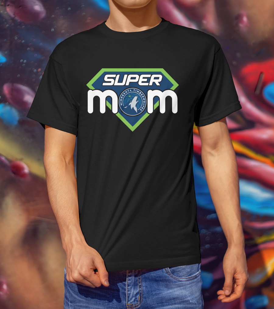 Super Mom Minnesota Timberwolves T-Shirt
