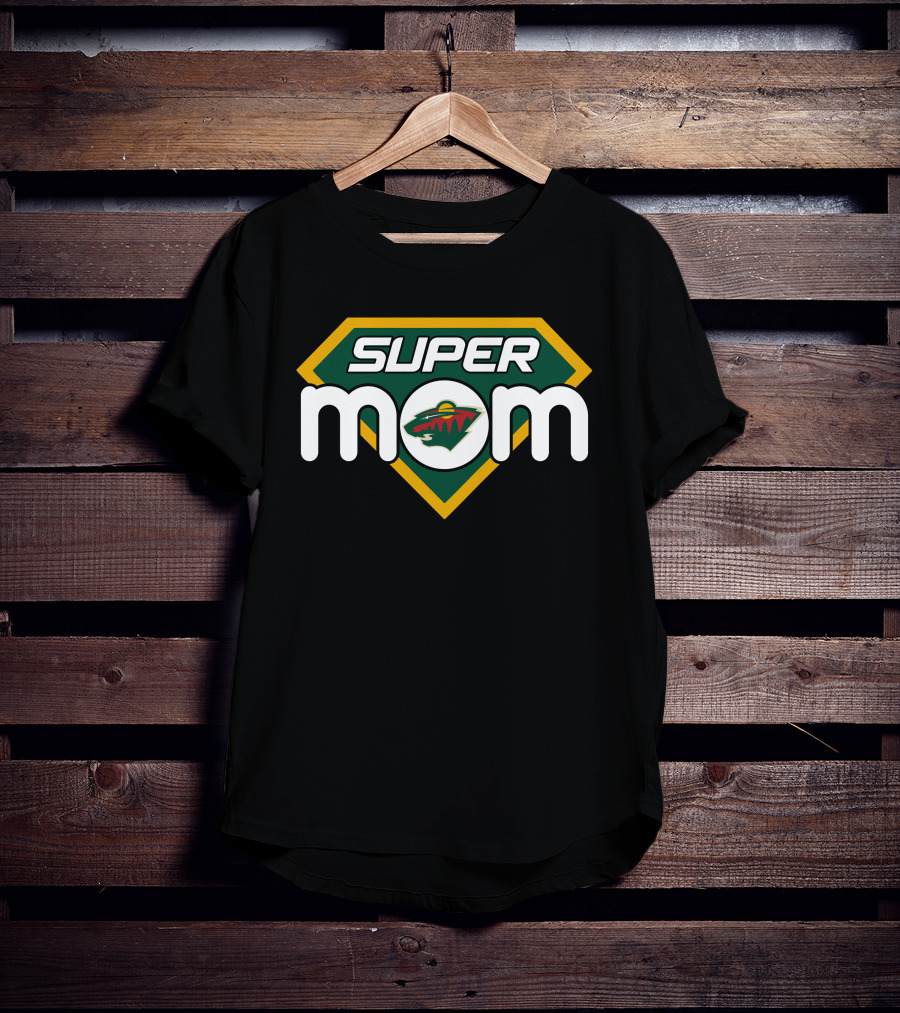 Super Mom Minnesota Wild Logo 109 T-Shirt