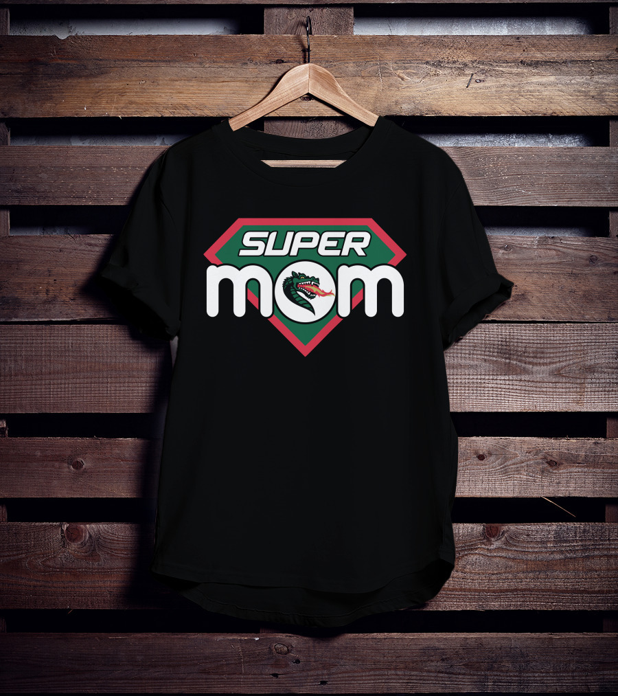 Uab Blazers Super Mom Fire-Breathing Dragon Shield T-Shirt