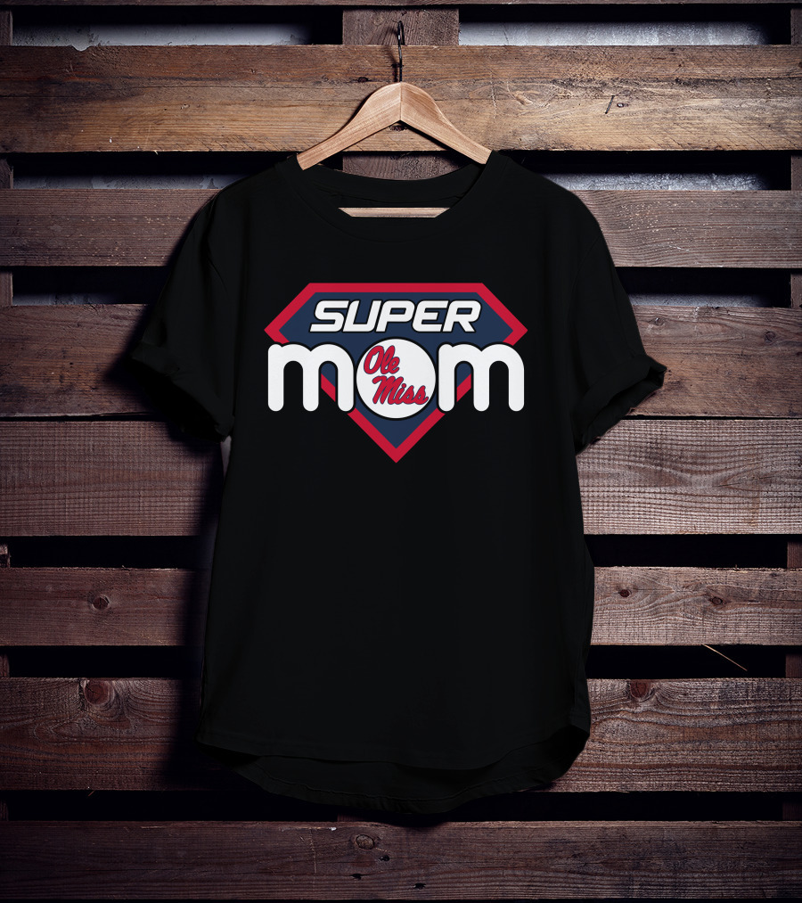 Ole Miss Rebels Super Mom Superman T-Shirt