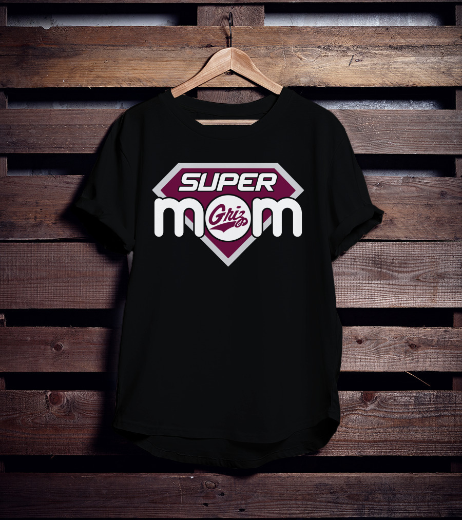 Montana Grizzlies Super Mom Griz T-Shirt