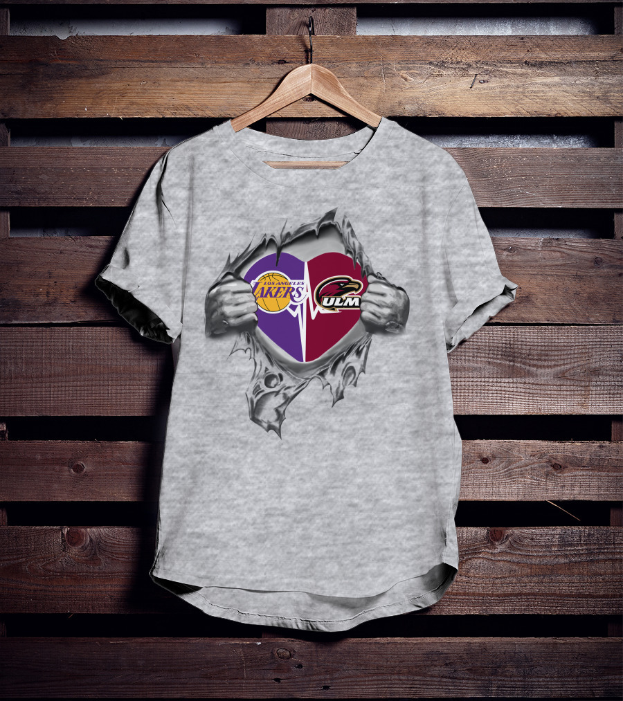 Los Angeles Lakers Ulm Warhawks Heartbeat Passion T-Shirt
