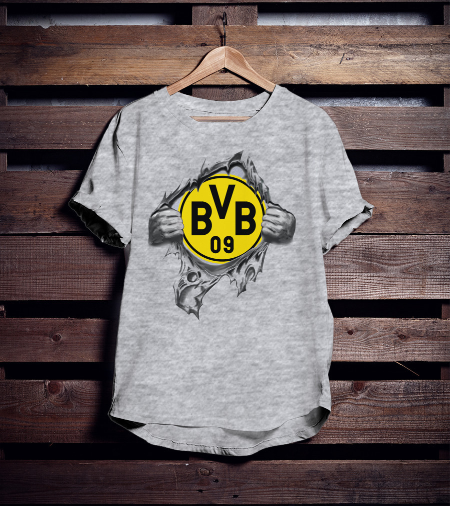 Dortmund Bvb 09 Super Fan Logo Burst T-Shirt