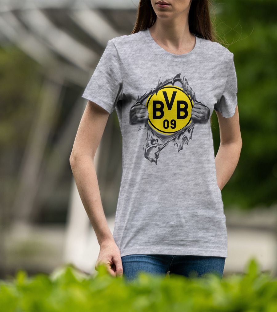 Dortmund Bvb 09 Super Fan Logo Burst T-Shirt