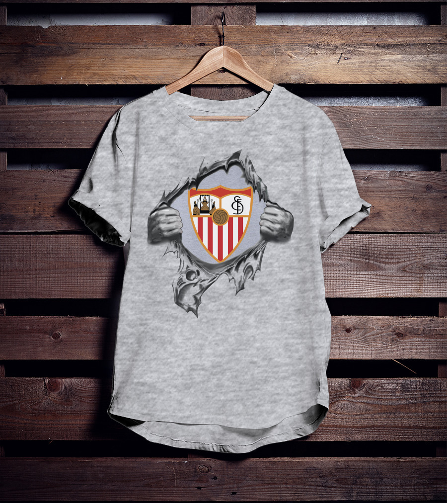 Sevilla Fc 299 Super Fan Shield Burst T-Shirt