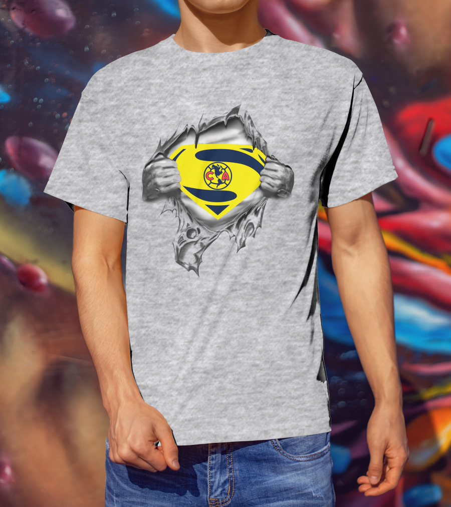 Club América Superman Logo Emblem Outfit T-Shirt