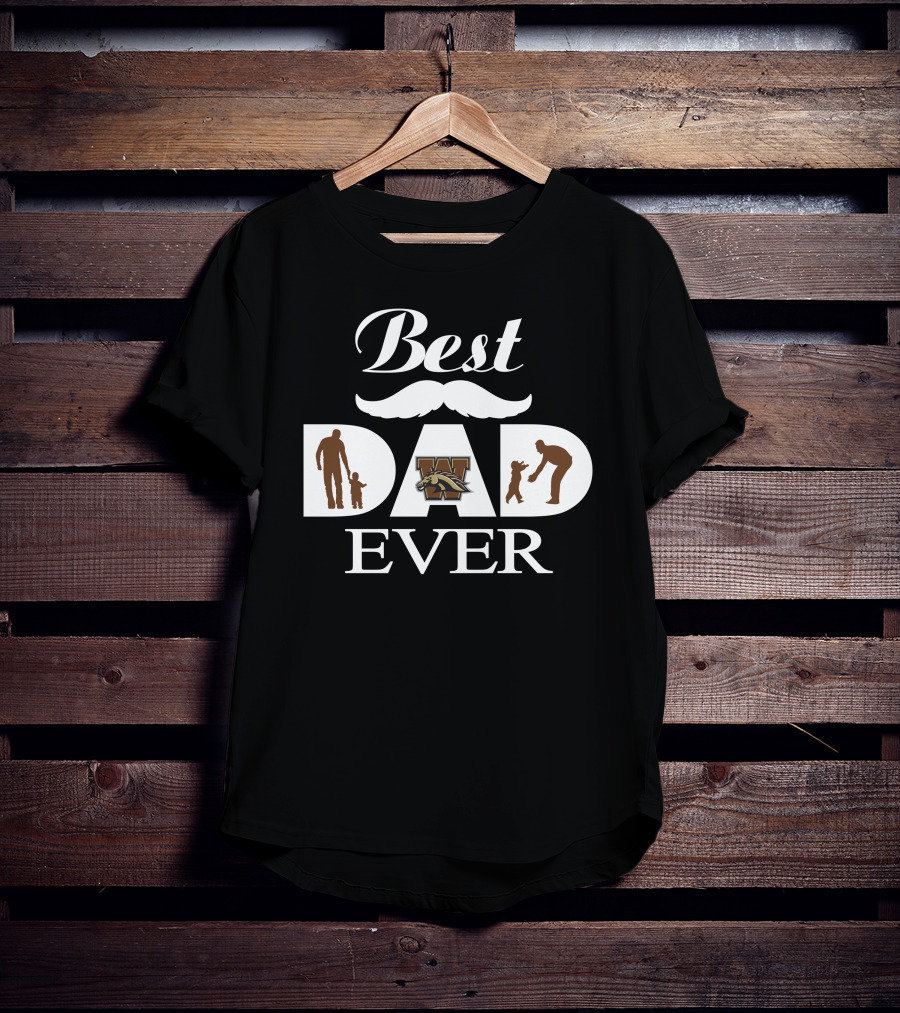 Best Dad Ever Western Michigan Broncos T-Shirt