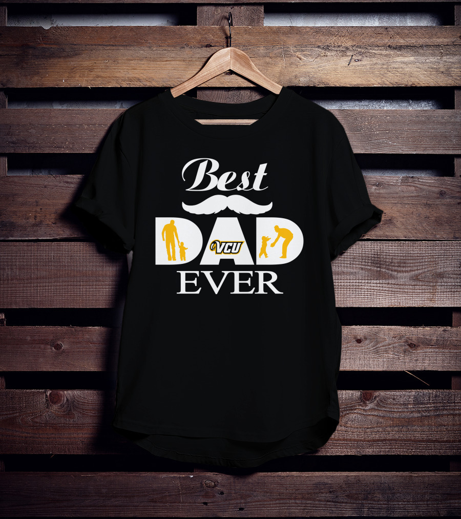 Best Dad Ever Vcu Rams T-Shirt