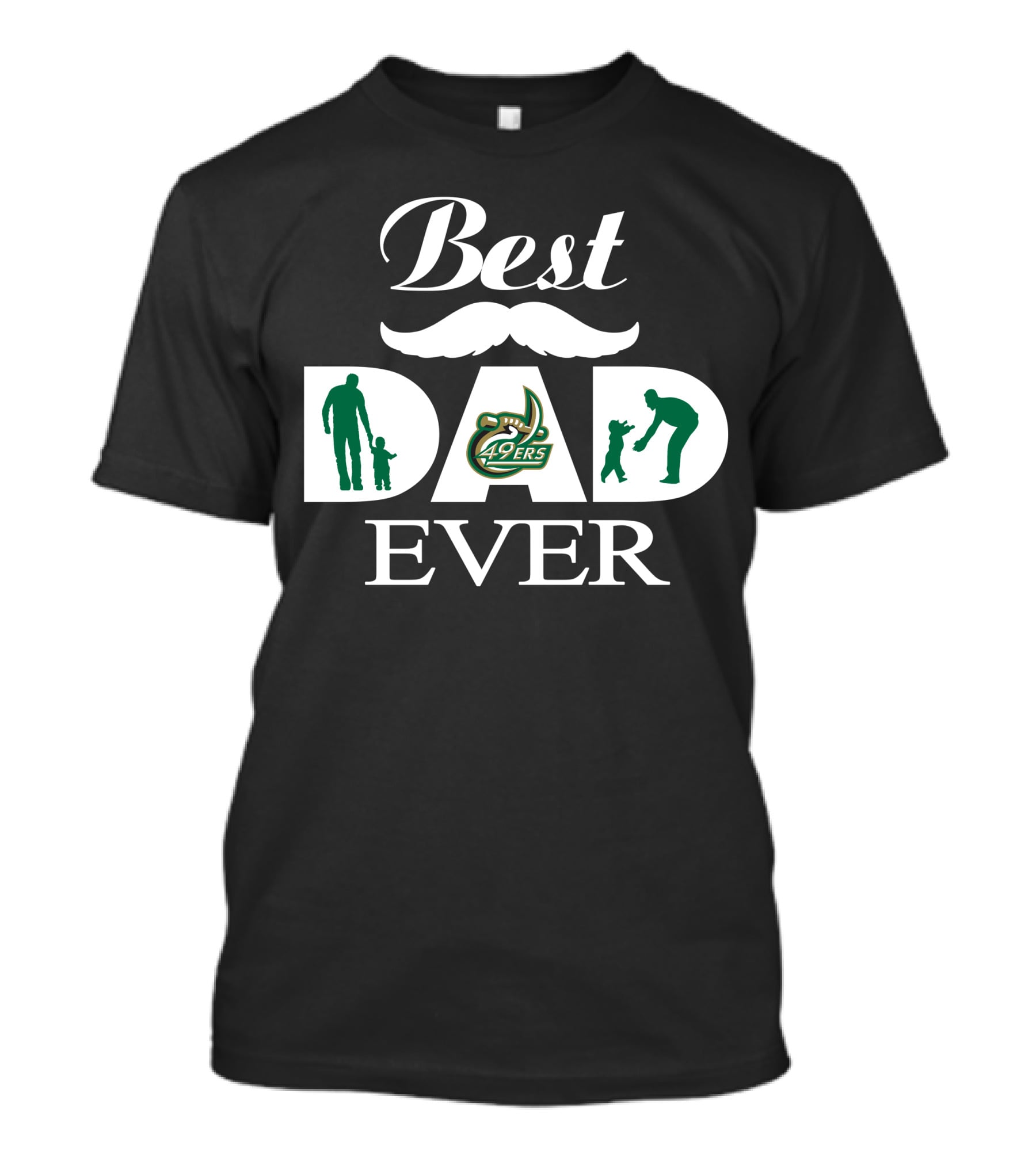 Best Dad Ever Charlotte 49ers 105 T-Shirt