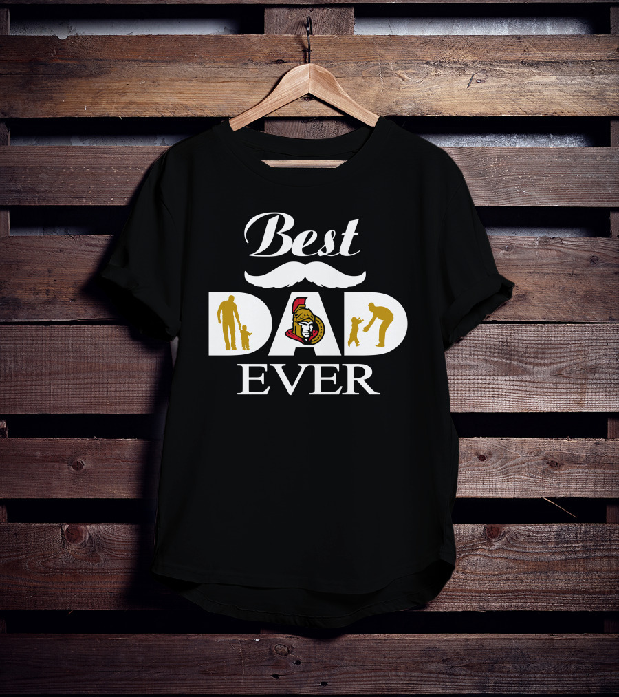 Ottawa Senators Best Dad Ever Father And Child Moments T-Shirt