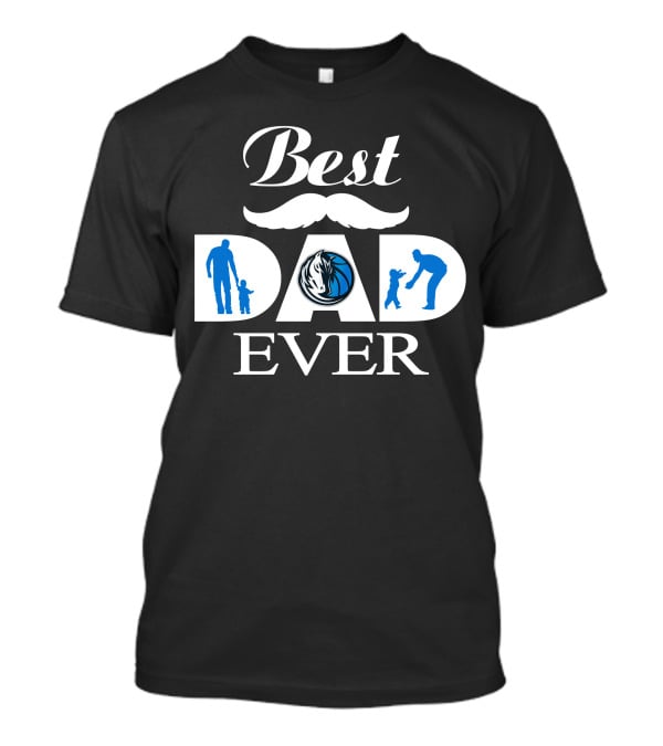 Best Dad Ever Dallas Mavericks Father's Day 189 T-Shirt