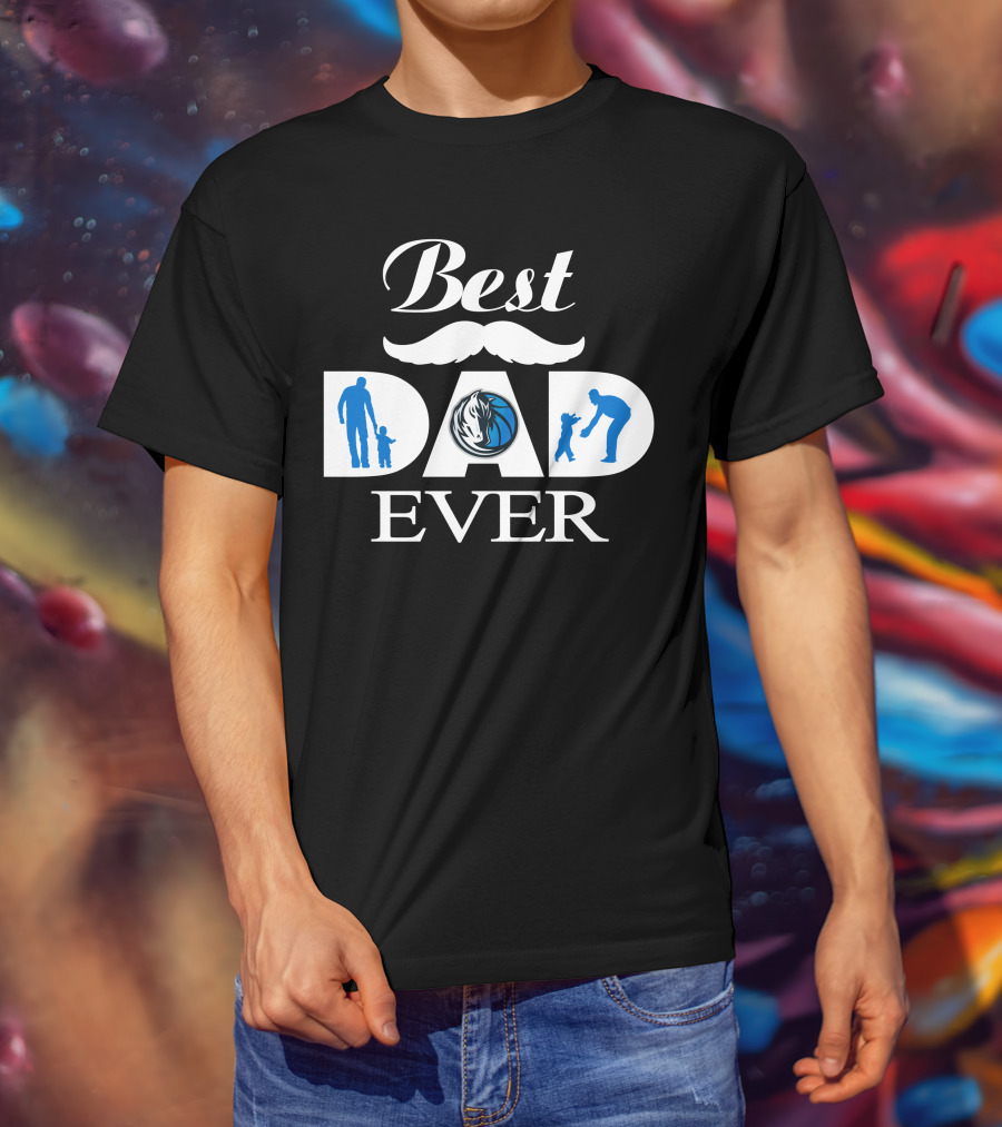 Best Dad Ever Dallas Mavericks Father's Day 189 T-Shirt