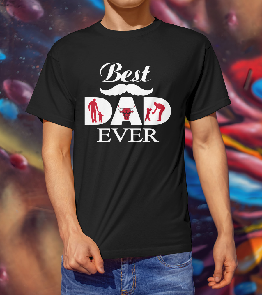 Chicago Bulls Best Dad Ever T-Shirt