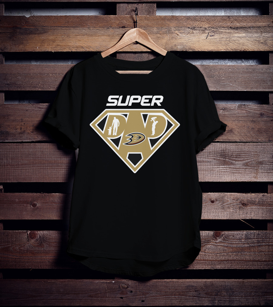 Super Anaheim Ducks Dad Hero T-Shirt