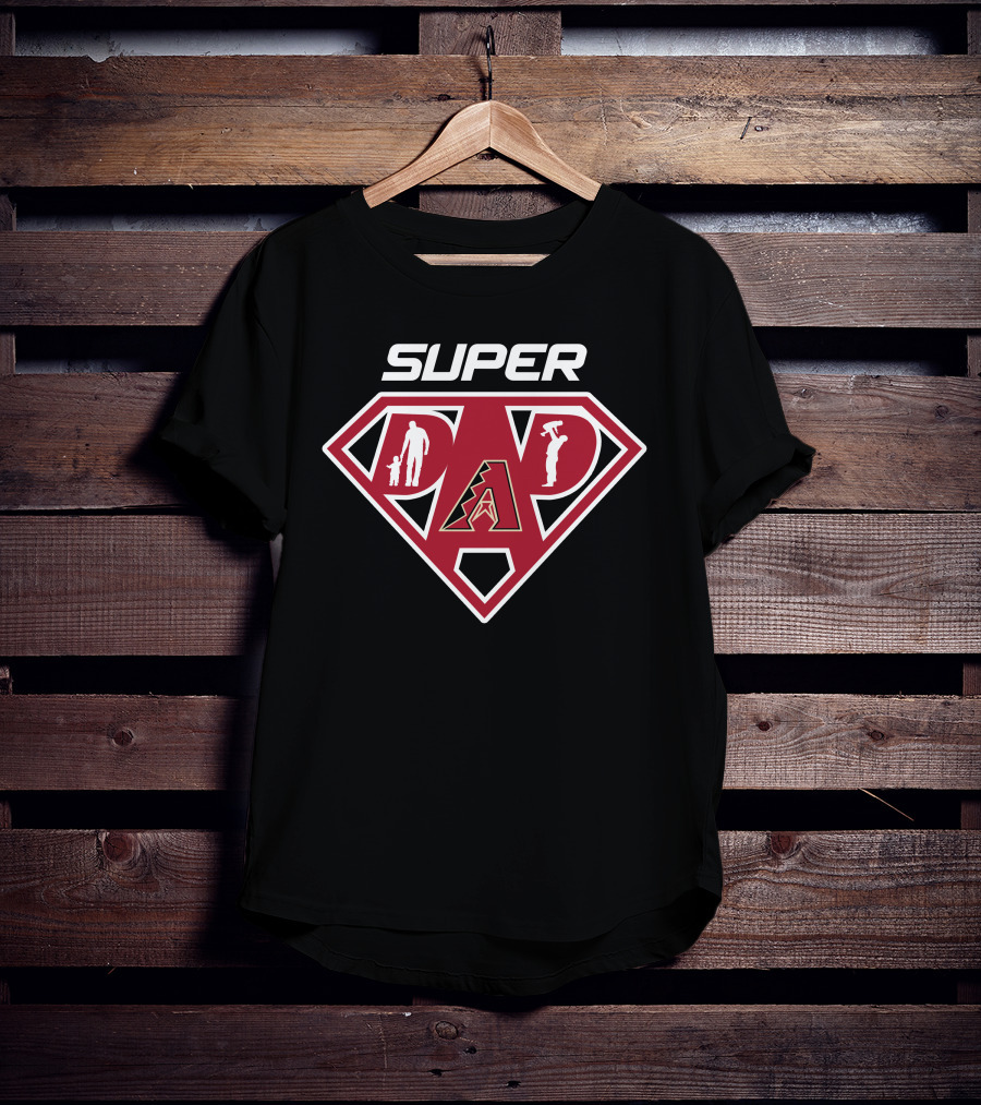 Super Dad Arizona Diamondbacks Hero T-Shirt