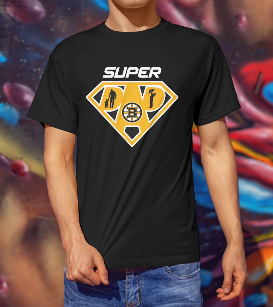 Super Dad Boston Bruins Fan T-Shirt